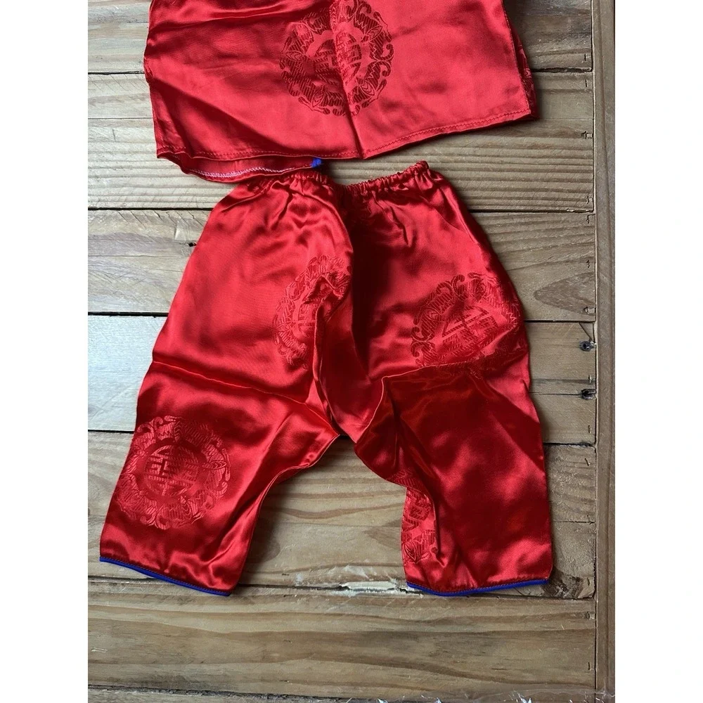 Lillian Vernon‎ Chinese Red And Blue Traditional Children Festive Outfit Costume